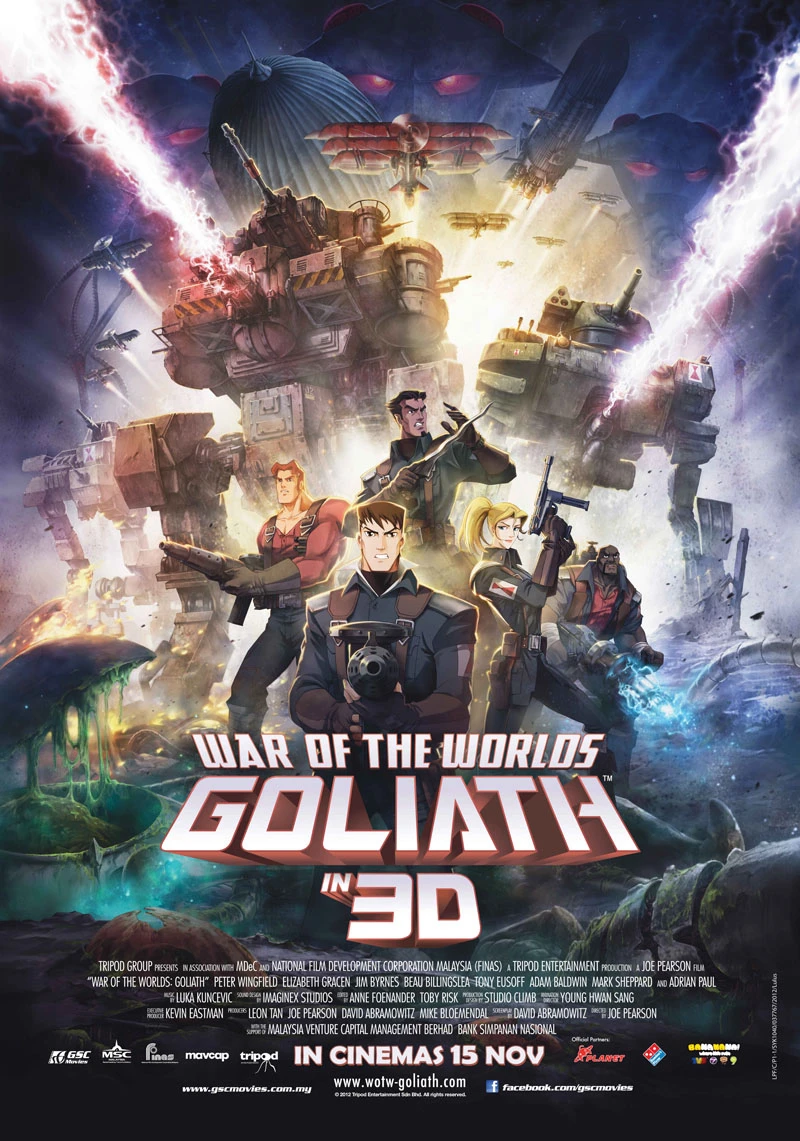 Phim Đại chiến thế giới: Goliath - War of the Worlds: Goliath (2012)